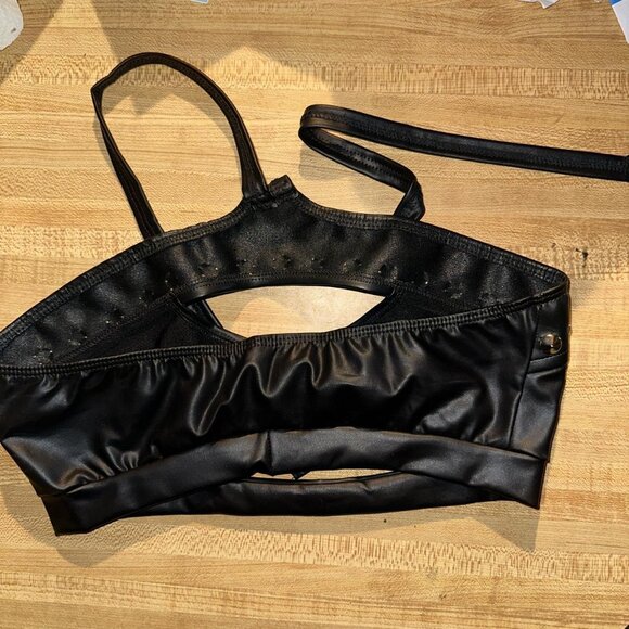 Rave Wonderland 2pc Calling The Shots Studded Faux Leather Set-Medium - Picture 3 of 7